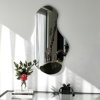Otthon Tükrök Decortie Small Ayna 40x70 cm Fehér