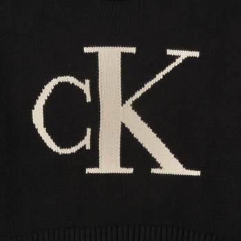 Calvin Klein Jeans MONOGRAM SWEATER Fekete 