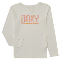 Ruhák Lány Hosszú ujjú pólók Roxy THE ONE A Fehér