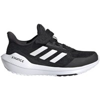 Cipők Gyerek Rövid szárú edzőcipők adidas Originals EQ21 Run EL K Fehér, Fekete