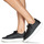 Cipők Női Rövid szárú edzőcipők Victoria MILAN EFECTO PIEL Fekete 