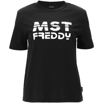 Ruhák Női Rövid ujjú pólók Freddy S2WMAT1 Fekete 