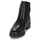 Cipők Női Csizmák Tommy Hilfiger Coin Leather Flat Boot Fekete 