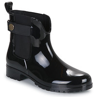 Cipők Női Gumicsizmák Tommy Hilfiger Ankle Rainboot With Metal Detail Fekete 