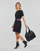 Ruhák Női Rövid ruhák Karl Lagerfeld JERSEY DRESS W/LOGO WAIST Fekete 