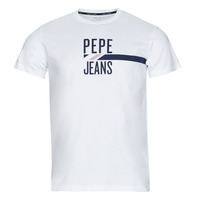 Ruhák Férfi Rövid ujjú pólók Pepe jeans SHELBY Fehér