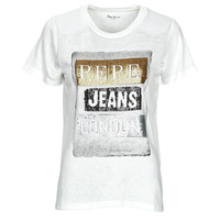 Ruhák Női Rövid ujjú pólók Pepe jeans TYLER Fehér