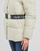 Ruhák Női Steppelt kabátok Calvin Klein Jeans LOGO BELT WAISTED SHORT PUFFER Ekrü