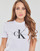 Ruhák Női Rövid ujjú pólók Calvin Klein Jeans CORE MONOGRAM REGULAR TEE Fehér