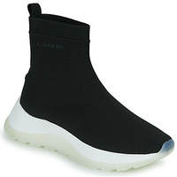 Cipők Női Magas szárú edzőcipők Calvin Klein Jeans 2 PIECE SOLE SOCK BOOT - KNIT Fekete 