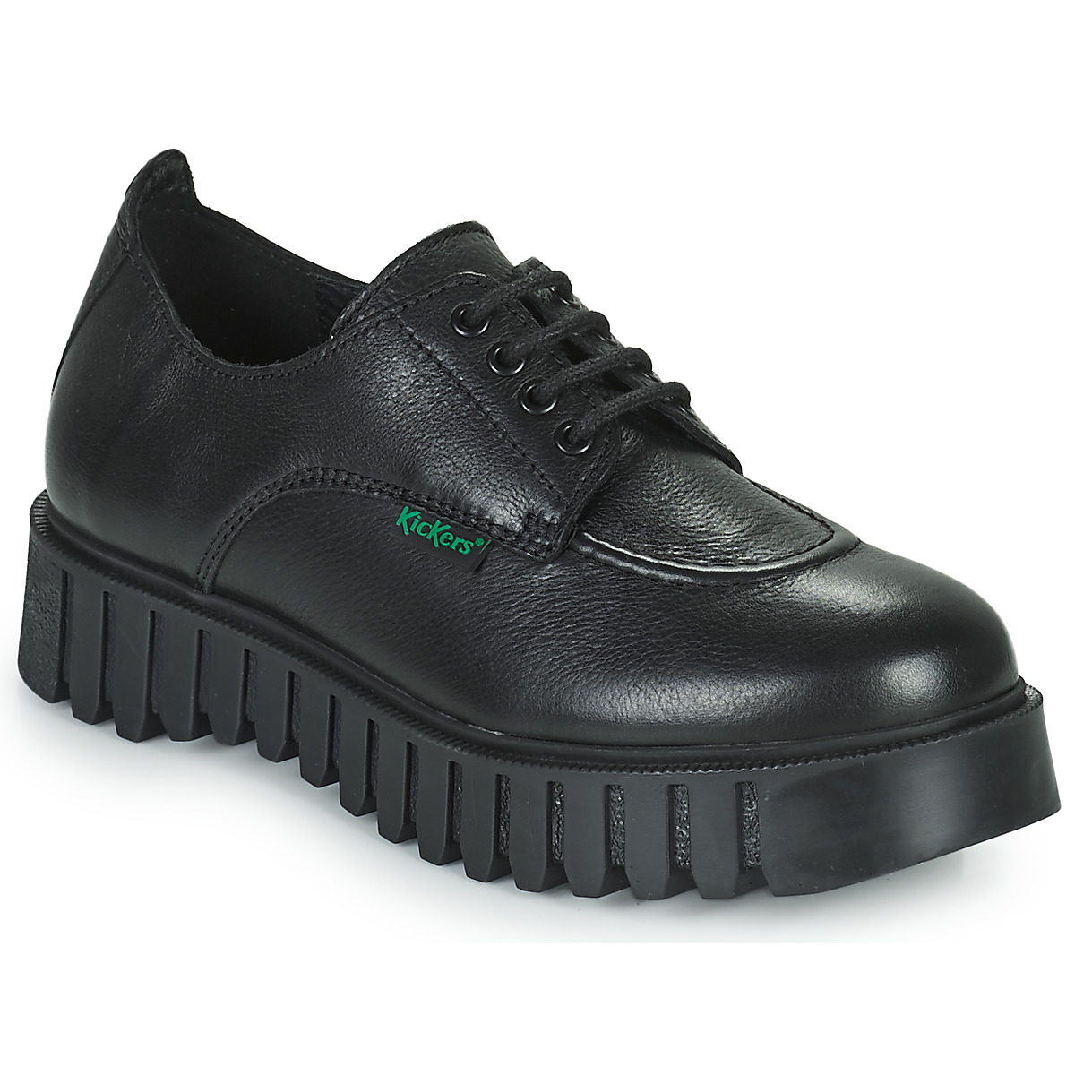 Cipők Női Oxford cipők Kickers KICK FAMOUS Fekete 