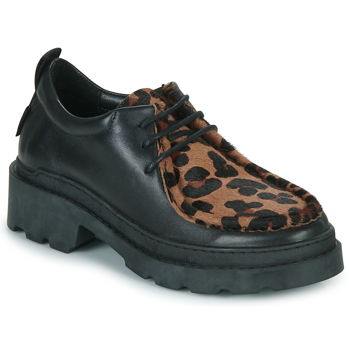 Cipők Női Oxford cipők Palladium PALLATECNO 12 Fekete  / Leopárd