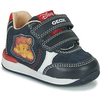 Cipők Fiú Rövid szárú edzőcipők Geox B RISHON BOY C Kék / Piros
