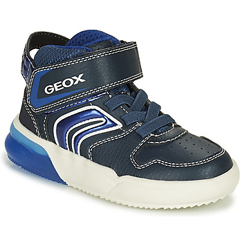 Cipők Fiú Magas szárú edzőcipők Geox J GRAYJAY BOY A Kék