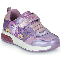 Cipők Lány Rövid szárú edzőcipők Geox J SPACECLUB GIRL E Lila