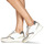 Cipők Női Rövid szárú edzőcipők Geox D DESYA A Fehér / Bézs