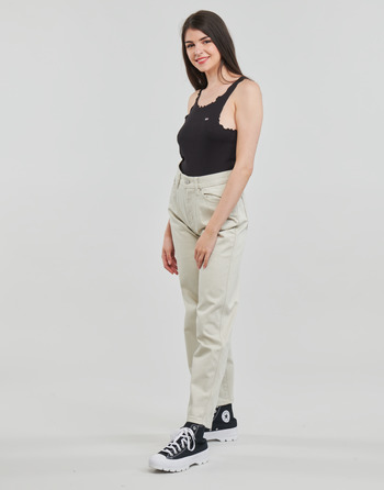 Tommy Jeans TJW BETSY MID RISE LOOSE Bézs