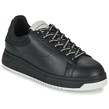 Cipők Férfi Rövid szárú edzőcipők Emporio Armani X4X264-XN001-K001 Fekete 