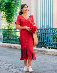 Ruhák Női Hosszú ruhák Céleste SOPHIE Piros