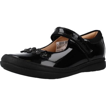 Cipők Lány Oxford cipők & Bokacipők Clarks SCOOTER JUMP K Fekete 