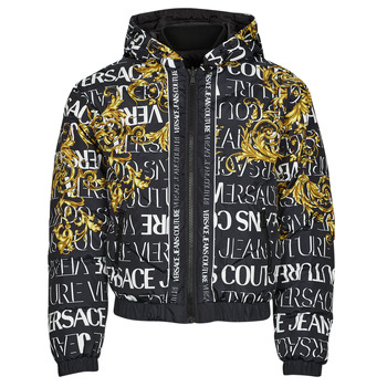 Ruhák Férfi Steppelt kabátok Versace Jeans Couture 73GAU416-G89 Fekete  / Nyomtatott / Barokk