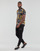 Ruhák Férfi Rövid ujjú pólók Versace Jeans Couture 73GAH6S0-G89 Fekete  / Fehér / Citromsárga