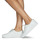 Cipők Női Rövid szárú edzőcipők MICHAEL Michael Kors KEATON Fehér / Arany