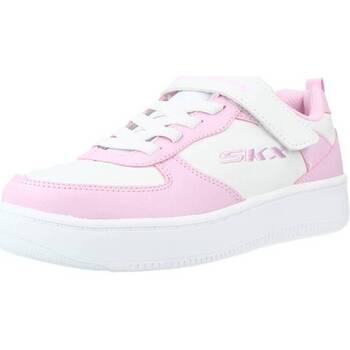 Cipők Lány Rövid szárú edzőcipők Skechers COURT 92 Rózsaszín