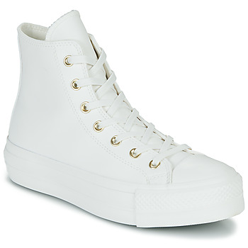 Cipők Női Magas szárú edzőcipők Converse Chuck Taylor All Star Lift Mono White Fehér