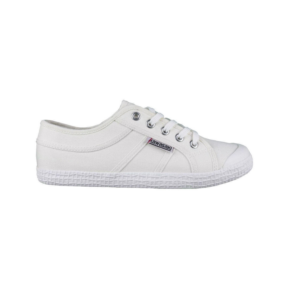 Cipők Férfi Divat edzőcipők Kawasaki Tennis Canvas Shoe K202403 1002 White Fehér