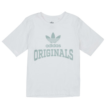Ruhák Lány Rövid ujjú pólók adidas Originals HL6871 Fehér