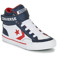 Cipők Gyerek Magas szárú edzőcipők Converse Pro Blaze Strap Hi Fehér / Kék