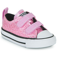 Cipők Lány Rövid szárú edzőcipők Converse Chuck Taylor All Star 2V Glitter Ox Rózsaszín