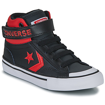 Cipők Gyerek Magas szárú edzőcipők Converse Pro Blaze Strap Varsity Color Hi Fekete  / Piros