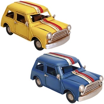 Otthon Szobrok / figurák Signes Grimalt Autó Mini Cooper 2 Egység Citromsárga
