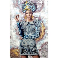 Otthon Képek / vásznak Signes Grimalt Afrikai Kép Kék