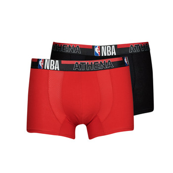 Fehérnemű Férfi Boxerek Athena NBA X2 Fekete  / Piros