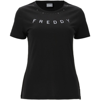 Ruhák Női Rövid ujjú pólók Freddy S2WALT2 Fekete 