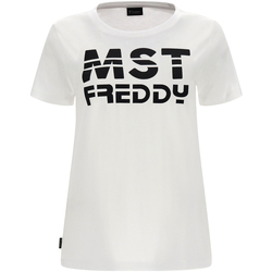 Ruhák Női Rövid ujjú pólók Freddy S2WMAT1 Fehér