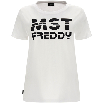 Ruhák Női Rövid ujjú pólók Freddy S2WMAT1 Fehér