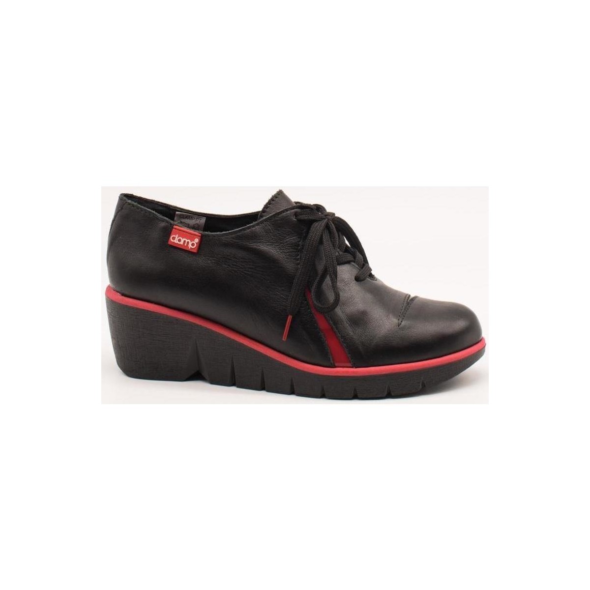 Cipők Női Oxford cipők & Bokacipők Clamp  Piros