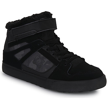Cipők Fiú Magas szárú edzőcipők DC Shoes PURE HIGH-TOP WNT EV Fekete  / Álcáz