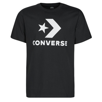 Ruhák Rövid ujjú pólók Converse GO-TO STAR CHEVRON TEE Fekete 