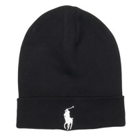 Textil kiegészítők Férfi Baseball sapkák Polo Ralph Lauren FO HAT-COLD WEATHER-HAT Fekete 