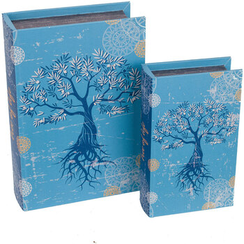 Otthon Kosarak és dobozok Signes Grimalt Box Könyv Az Élet Fája 2 Egység Kék