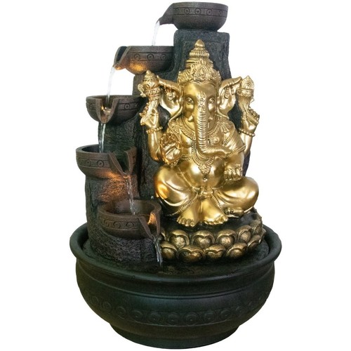Otthon Szobrok / figurák Signes Grimalt Ganesha Betűtípussal Arany