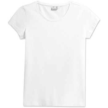 Ruhák Női Rövid ujjú pólók 4F TSD353 Fehér