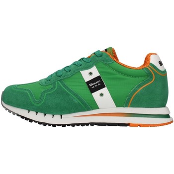 Cipők Férfi Rövid szárú edzőcipők Blauer S2QUARTZ01/MES Zöld