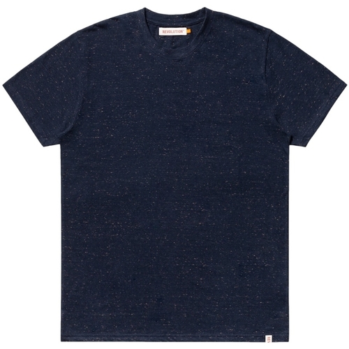 Ruhák Férfi Pólók / Galléros Pólók Revolution Structured T-Shirt 1204 - Navy Kék