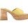 Cipők Női Mokkaszínek Angel Alarcon 22088 400G Citromsárga